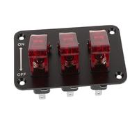 CLISPEED Panneau Marin À Bascule À 3 Voies Pour Bateau Robuste Avec Lumières Led 12 V Pour Une Installation Facile