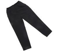 CLISPEED Pantalon Cuisine Noir Respirant XXL en Coton-Polyester Résistant à l'huile pour Homme, Uniforme Professionnel, Adapté Aux Restaurants Et Hôtels