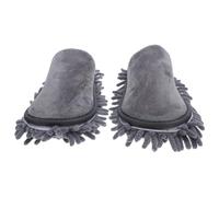CLISPEED Pantoufles de Nettoyage Semelle Détachable et Lavable Unisexes en Chenille Absorbantes Taille 38-41 Dépoussiérer les Sols la Salle de Bain Chambre