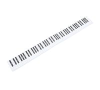 CLISPEED Papier D'exercice Impression Claire 88 Touches pour Clavier de Piano Blanc Imperméable pour Pratique et Enseignement du Piano
