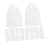 CLISPEED Paquet à Chaussures à Cordon Non Tissé, Grand Format 32x48 Cm, Lot de 50 Pièces, Pochette de Rangement pour Chaussures de Voyage, Protection Anti-poussière et Anti-jaunissement,