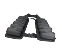 CLISPEED Paquet de 12 Ceinture Porte-bière Réglable avec Poches Multiples Ceinture Portable pour Canettes et Bouteilles pour Camping Randonnée et Festivals