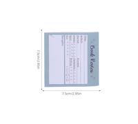CLISPEED Paquet de 5 Blocs de Notes Autocollantes Mini pour Journal de Lecture en Papier Auto-adhésif, Suivi des Critiques de Livres pour Lecteurs et Amateurs de Lecture