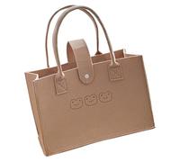 CLISPEED Paquet Fourre-Tout Multifonction en Feutre Grosse Capacité Pliable Portable pour Marché Fermier et Rangement Quotidien