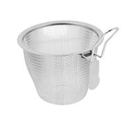 CLISPEED Passoire à Nouilles Acier Inoxydable pour Hotpot Panier Tamis à Mailles Fines Filtre Cuisine Résistant Passoire Ronde pour Friture et Cuisson Pâtes