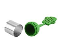 CLISPEED Passoire à Thé Moyennes ou Grandes en Acier Inoxydable Filtre en Silicone Infuseur à Thé de Cactus en Vrac Sécurisé Usage