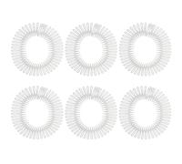CLISPEED Peigne Invisible Circulaire Ultra-fin en Plastique 6pcs, Coiffage Doux pour Filles et Ados, Maintien Toute la Journée pour Mariages et Soins Quotidiens