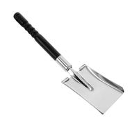 CLISPEED Pelle à Cendres Acier Inoxydable pour Cheminée Outil de Jardinage et Nettoyage de Foyer Pelle Ergonomique Résistante Corrosion pour Bbq Poêle Nettoyage de Neige