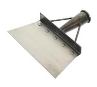 CLISPEED Pelle à Déchets de Volaille en Métal pour Nettoyage D’élevage, Pelle Pratique Large Lame Plate, Couteau L Taille 21 pour Fientes et Débris, Outil Multi-usages pour Ferme et Jardin