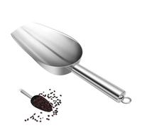 CLISPEED Pelle à Glace Épaisse Acier Inoxydable pour Cuisine Cuillère Large et Profonde pour Glaçons Farine Sucre et Aliments Variés