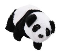CLISPEED Peluche Panda Électronique Interactive à Quatre Pattes sans Batterie Musical Sonore pour Tout-Petits Peluche Douce pour Garçon et Filles Présent d'anniversaire Amusant et