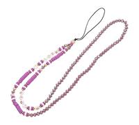 CLISPEED Pendentif De Téléphone Perlé Diy Chaîne De Téléphone Portable Poterie Alphabet