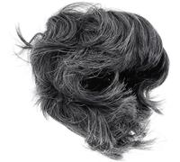 CLISPEED Perruque Courte Grise Synthétique pour Homme Accessoire de Costume pour Cosplay Halloween et Fêtes à Thème Ajustable et Réaliste pour Look Ancien Homme