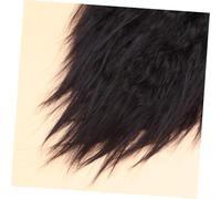 CLISPEED Perruque Queue de Cheval Bouclée Longue avec Pinces Griffe Postiche Synthétique Volumineux pour Femmes Style Vintage Naturel Noir