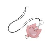 CLISPEED Pet Hair Storage Keychain in PU Leather Cat Head Memorial Keepsake for Cherished Pet Memories Stylish and Sentimental Souvenir for Cat Owners