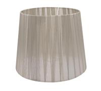 CLISPEED Petit abat-jour moderne pour lampe de table avec douille E14, matériau en mousseline de soie et support intérieur en fer, excellente décoration et protection contre la poussière, pour la