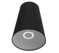 CLISPEED Petit Abat-jour Tissu Noir Style Européen Abat-jour Cylindrique pour Lampe de Chevet Suspension et Applique Murale Ambiance Douce et Élégante pour Chambre et Salon