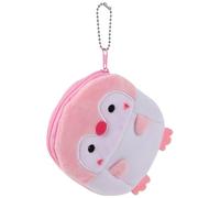 CLISPEED Petit Paquet à Main Pingouin en Peluche Rose Porte-Monnaie Polyvalent et Pratique pour Garçon et Filles et Adultes Design Adorable Pouvant Se Glisser Paquet à Main à Dos