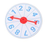 CLISPEED Petite Roue de Fortune Murale Plateau Tournant Réutilisable pour Jeux de Fête Accessoires Ludiques pour Activités Animation et Tirages Au Sort avec Flèche Couleur Aléatoire