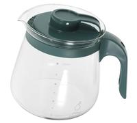 CLISPEED Pichet à Jus en Verre 1700 Ml, Bouilloire Grosse Capacité Résistante la Chaleur, Théière en Verre Transparente pour Maison, Usage Quotidien et Service à Thé Couleur Aléatoire