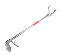 CLISPEED Pince à Anguille Acier Inoxydable Ergonomique avec Mâchoire Dentelée Antidérapante pour Attraper Crabes Crevettes et Déchets Outil Polyvalent Plage