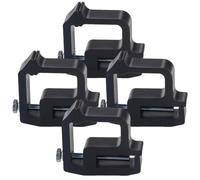 CLISPEED Pinces de Camion 4pcs en Fer Noir Fonction Anti-desserrage pour Utilisation sur Camions et Camping-Cars