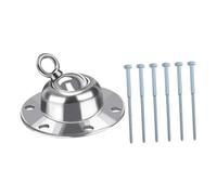 CLISPEED Piquet D’Attache pour Chien Pivotant 360° Antirouille en Fer Robuste, Set 1 Piquet 6 Longues Tiges, Ancrage Extérieur pour Jardin, Camping Et Dressage, Adapté Aux Chiens en Plein Air