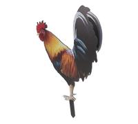 CLISPEED Piquet de Jardin de Poule Décorative Décoration Extérieure UV Résistante pour Cour Jardin Ornement Animal Réaliste pour Aménagement Paysager