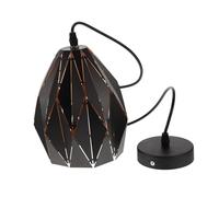 CLISPEED Plafonnier Suspendu Industriel Fer Lampe de Plafond Géométrique Vintage pour Salle à Manger Éclairage Intérieur Style Loft Montage Facile Design Moderne