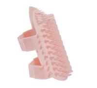 CLISPEED Planche à Gratter Chat Silicone avec Masseur Intégré Accessoire Pratique pour Toilettage et Auto-massage de Griffade et Soin pour Chats Petit Modèle Rose