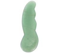 CLISPEED Planche de jade naturelle Gua Sha en agate - Outil de massage du visage pour soulager et sculpter la peau - Convient pour une utilisation en extérieur, n'importe quand et n'importe où