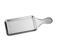 CLISPEED Plaque Acier Inoxydable Multifonction avec Poignée Plateau de Service pour Barbecue Sushi et Apéritifs Assiette Décorative pour Viandes et Desserts