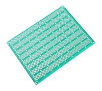 CLISPEED Plaque de Circuit Imprimé PCB Simple Face Vert pour Soudure, Carte Expérimentale en Fibre de Verre Cuivre, Performance Fiable pour Travaux de Soudure DIY