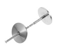 CLISPEED Plaque de renfort de porte ronde en acier inoxydable avec couvercle judas pour une sécurité accrue et une protection contre la casse