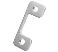 CLISPEED Plaque de Verrouillage Métal Inoxydable pour Serrure Intérieure Renfort pour Gâche de Porte Guide de Pêne et Facile à Installer Sécurité Renforcée pour Portes Entrée et Chambres