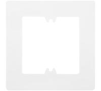 CLISPEED Plaque Murale Décorative Plastique Blanc Couverture de Trou pour Interrupteur Type Résistante Chaleur et Aux Rayures Finition Simple pour Domicile et Bureau