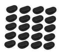 CLISPEED Plaquettes Nasales Pour Lunettes 40 Pièces Kit De Réparation Eva Autocollant Noir Compatibles Cadres Plastique Et Métal Confort Pour Port Quotidien Santé Et Entretien Des Lunettes