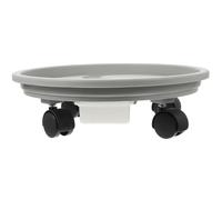 CLISPEED Plateau de Pot de Fleurs à roulettes en Plastique avec Bac à Eau pour Pot de Plante et Flowerpot Support Mobile pour Déplacer et Protéger Le Sol