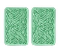 CLISPEED Poche de Glace Gel Réutilisable 2pcs pour Soulagement et Brûlure, Compresse Chaud Froid en Pvc, pour Tête et Jambes, Usage Quotidien