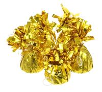 CLISPEED Poids pour Ballons en Aluminium Doré 5 Pièces Accessoires pour Ballons de Mariage et Fêtes Blocs de Lestage Colorés à Hélium et Latex Décoration de Table Festive