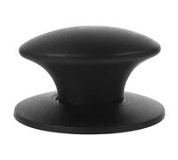 CLISPEED Poignée de rechange universelle noire pour couvercle de casserole fabriquée en polypropylène résistant à l'usure, forme classique avec fonction anti-brûlure, facile à utiliser pour les