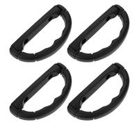 CLISPEED Poignée Surface Lisse et Structure Stable pour Sèche-cheveux Chien Noire en Plastique 4 Pièces Accessoire Pratique pour Séche-linge pour Chiens