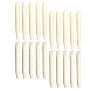 CLISPEED Pointes de Stylo à Peinture 20 Pcs - Recharges Pratiques Rondes et Biseautées - Accessoire pour Marqueurs de Peinture Fine - Usage Scolaire et Artistique - Couleur Blanche -