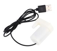 CLISPEED Pompe à Eau Submersible Mini USB 2pcs avec Cordon 1m, Fonctionnement Silencieux et Fiable, Capacité 3l/min, pour Systèmes Hydroponiques et Fontaines