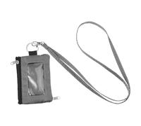 CLISPEED Portefeuille Mini Anti-RFID en Tissu Oxford et Polyester avec Porte-clés et Fenêtre pour Carte D'identité, Usage Quotidien Voyages