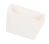 CLISPEED Pot à Sucre en Céramique Rectangulaire 10X10 CM Couleur Blanc Cassé Sucrier pour Morceaux de Sucre et Sachets de Thé Cuisine Buffet et Service Café Pot de Stockage Polyvalent
