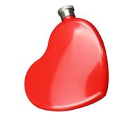 CLISPEED Pot à Vin Extérieur en Acier Inoxydable Rouge, Mini Flasque Portable pour Bouteille de Vin, Adapté aux Festivals et Sorties en Plein Air