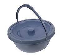 CLISPEED Pot de Chambre Portable avec Couvercle Anti-fuite Seau Hygiénique Nuit Adulte pour Camping Hôpital Maison et Voiture Urinoir Pratique pour Femmes Hommes et Personnes Âgées et