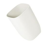 CLISPEED Poubelle Étroite en Pp Blanc pour Bureau et Habitation, Solide et Facile D'entretien, Style Contemporain, Conçue pour Gérer les Déchets Domestiques et Professionnels