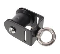CLISPEED Poulie à Câble en Fer Noir pour Équipement de Fitness Glissement Fluide et Design Robuste, Accessoire pour Entraînement de Musculation à Domicile